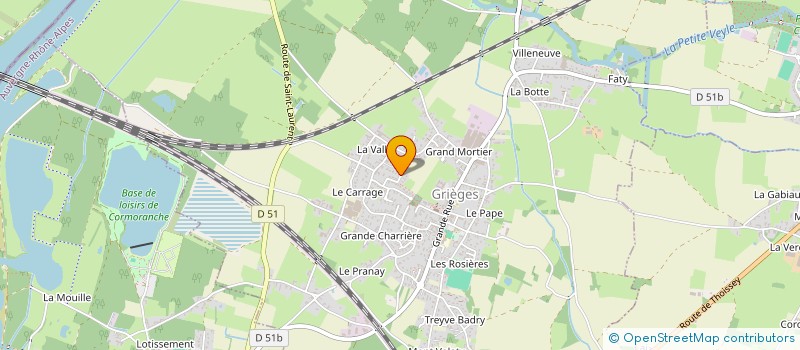 localisation de l'entreprise PVT  GRIEGES