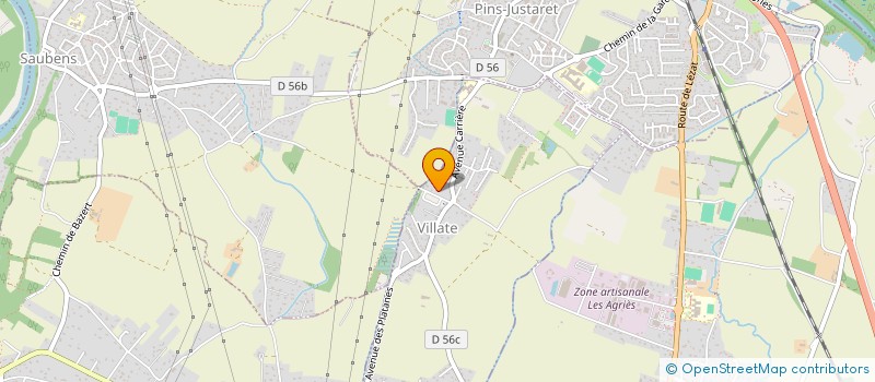 localisation de l'entreprise PVT  VILLATE