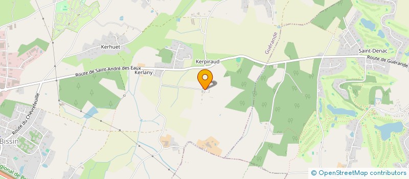 localisation de l'entreprise PVTH  GUERANDE