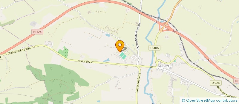 localisation de l'entreprise PVVM  AUBIET