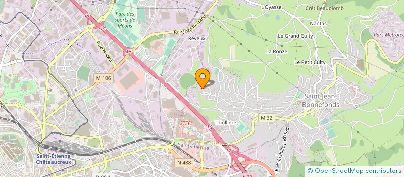 localisation de l'entreprise PW  SAINT-JEAN-BONNEFONDS