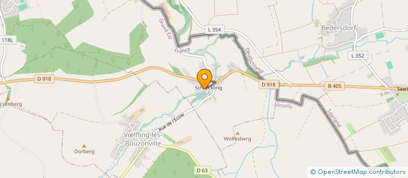 localisation de l'entreprise PW CONSULT  HEINING-LES-BOUZONVILLE