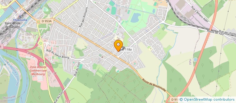 localisation de l'entreprise PW IMMOBILIER  YUTZ