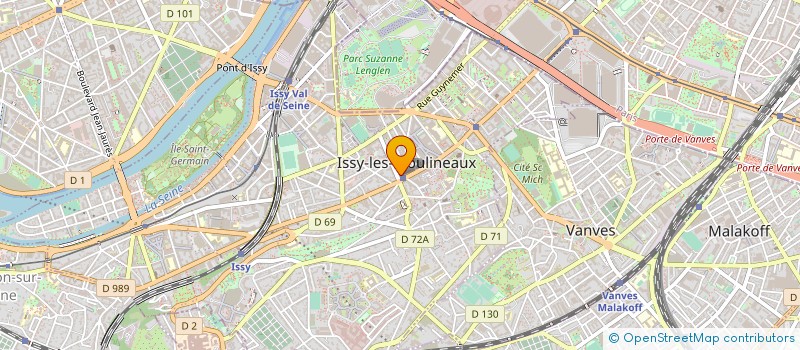 localisation de l'entreprise PW NEWRETAIL à ISSY-LES-MOULINEAUX