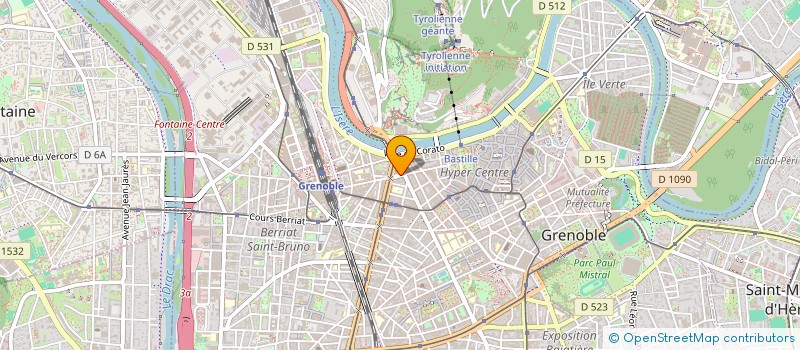 localisation de l'entreprise PW SOLUTIONS à GRENOBLE