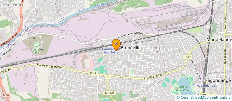 localisation de l'entreprise PWA  AMNEVILLE