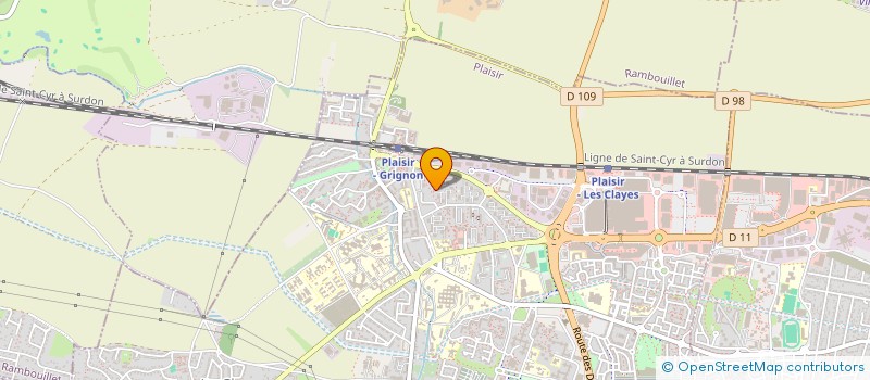 localisation de l'entreprise PWB  PLAISIR