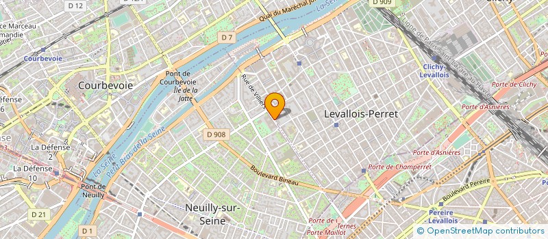 localisation de l'entreprise PWC INVESTISSEMENTS à NEUILLY-SUR-SEINE