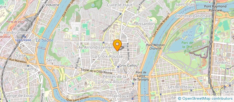 localisation de l'entreprise PWD FINANCES à LYON
