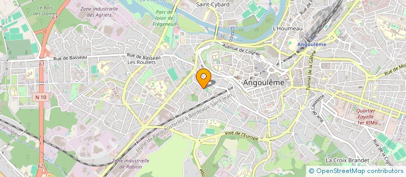 localisation de l'entreprise PWG LB à ANGOULEME