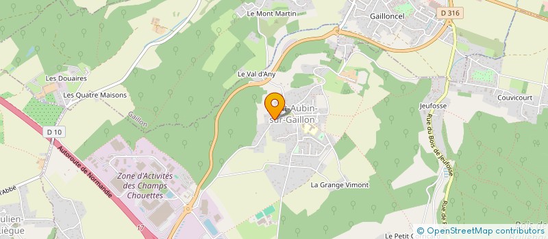 localisation de l'entreprise PWI  SAINT-AUBIN-SUR-GAILLON