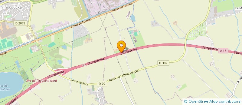 localisation de l'entreprise PWI  BOURBOURG