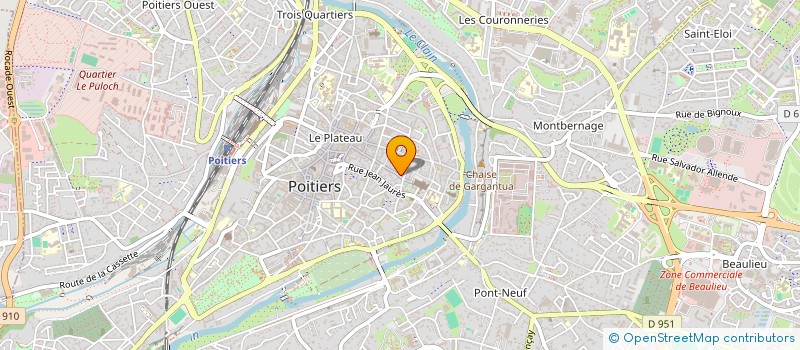 localisation de l'entreprise PWN - POITIERS WEB NERDZ  POITIERS