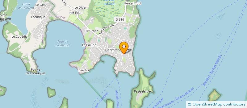 localisation de l'entreprise PWOOD  LARMOR-BADEN