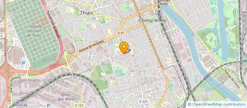 localisation de l'entreprise PWOVIDENCE TRANSPORTS WORLD WIDE  THIAIS