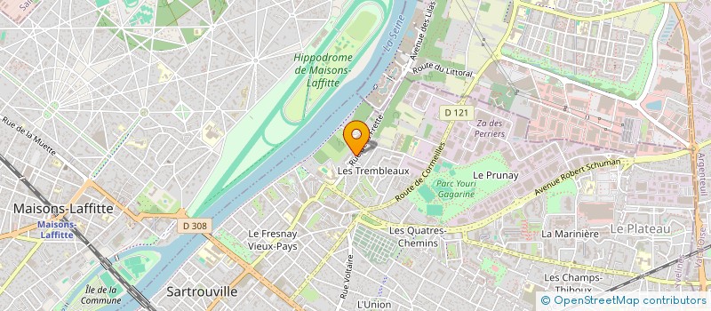 localisation de l'entreprise PWR  SARTROUVILLE