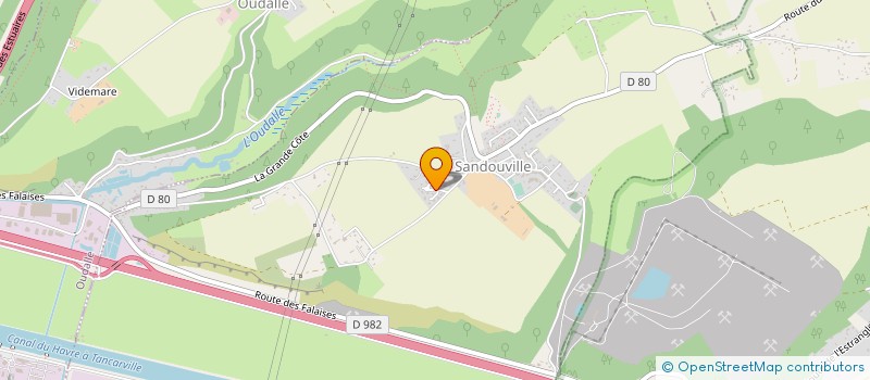 localisation de l'entreprise PWS  SANDOUVILLE