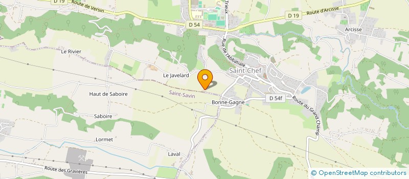 localisation de l'entreprise PWS CANOPEE HOLDING  SAINT-CHEF