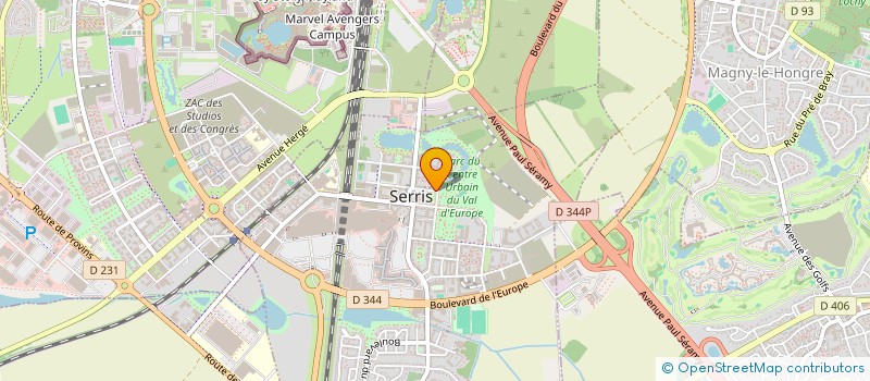 localisation de l'entreprise PX  SERRIS