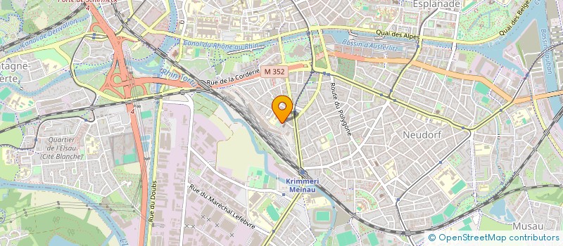 localisation de l'entreprise PX  STRASBOURG