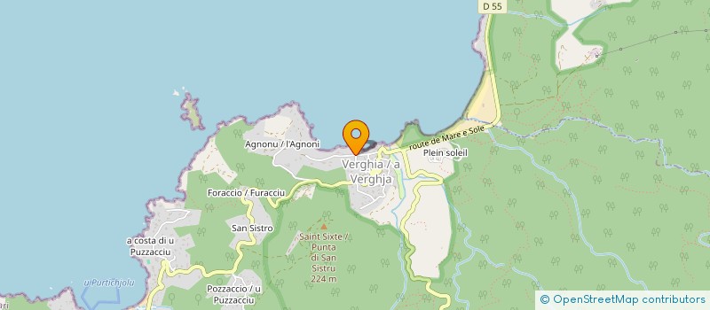 localisation de l'entreprise PX  COTI-CHIAVARI