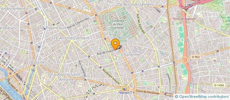 localisation de l'entreprise PX-CIE  PARIS