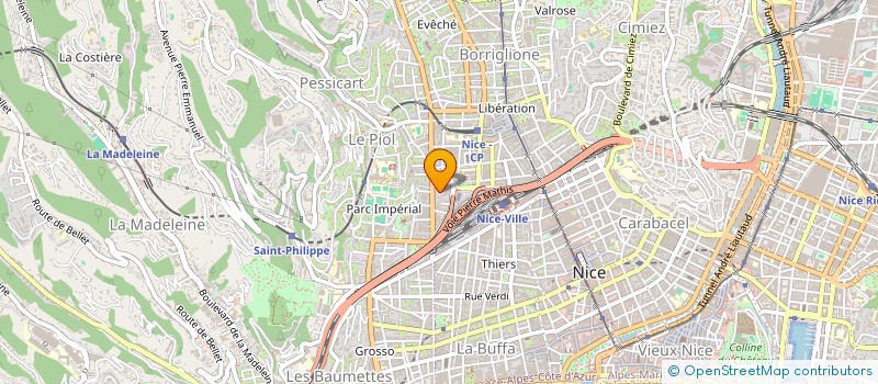 localisation de l'entreprise PXEL à NICE