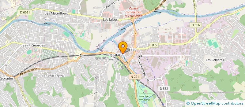 localisation de l'entreprise PXINFOS  BOULAZAC ISLE MANOIRE