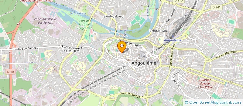 localisation de l'entreprise PXL CREW à ANGOULEME