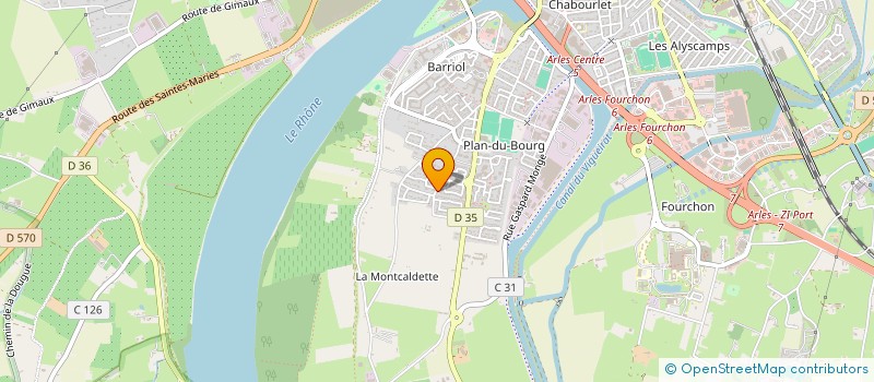 localisation de l'entreprise PXL ORGANISATION à ARLES