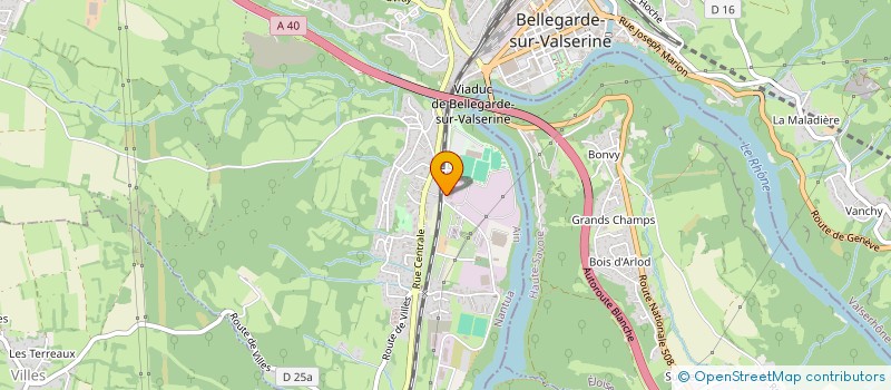 localisation de l'entreprise PXL SEALS à VALSERHONE