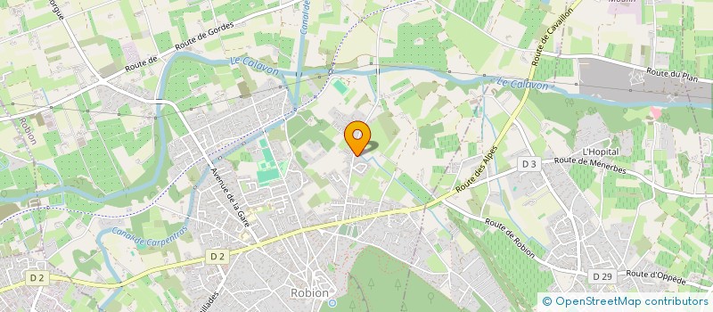 localisation de l'entreprise PXS  ROBION