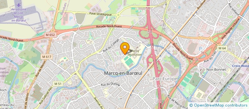 localisation de l'entreprise PXTT à MARCQ-EN-BARŒUL