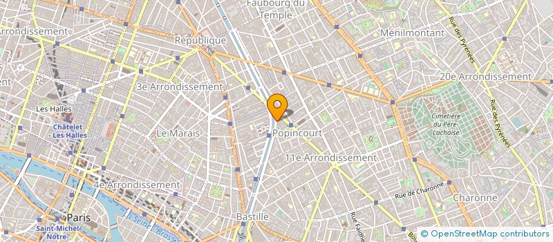 localisation de l'entreprise PY  PARIS