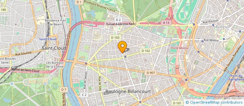 localisation de l'entreprise PY AGENCY à BOULOGNE-BILLANCOURT