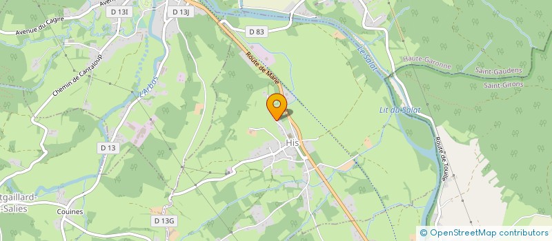 localisation de l'entreprise PY-COM  HIS