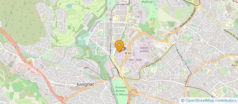 localisation de l'entreprise PY D'OC à MONTPELLIER