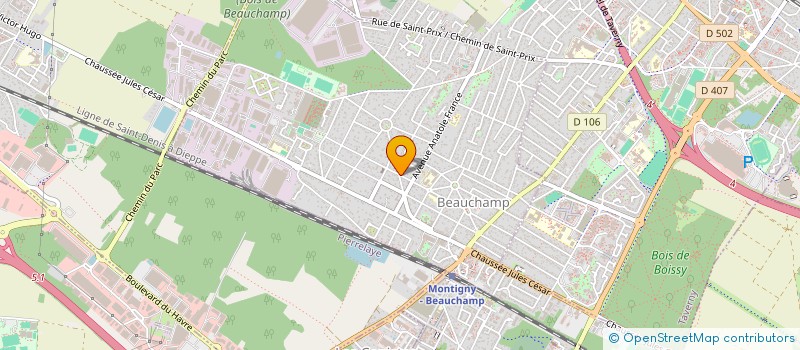 localisation de l'entreprise PY POLYMERS à PONTOISE