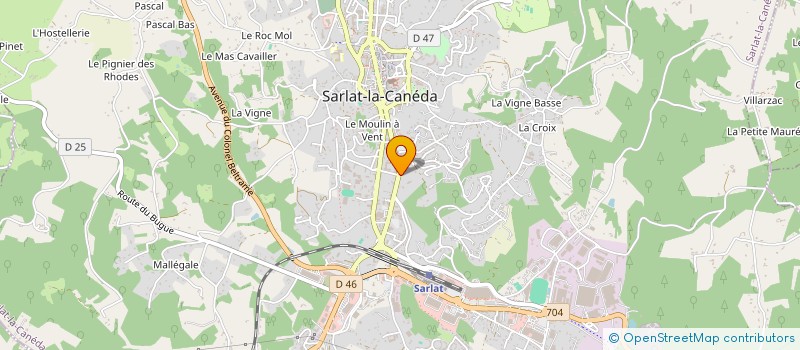 localisation de l'entreprise PY ROMEO CREATIONS à SARLAT-LA-CANEDA