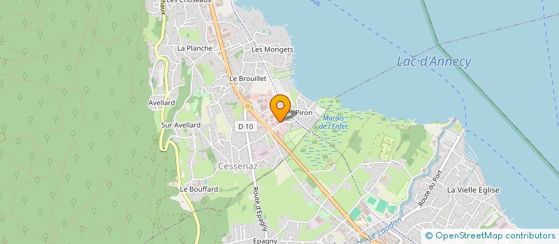 localisation de l'entreprise PY SKYLINE  SEVRIER