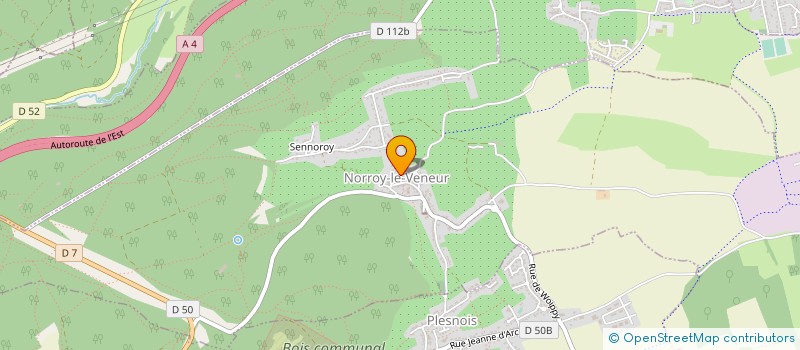 localisation de l'entreprise PY TRAVAUX PUBLICS à NORROY-LE-VENEUR