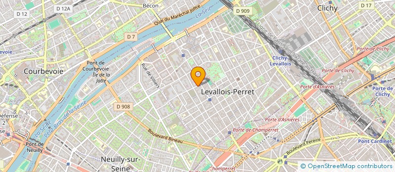 localisation de l'entreprise PYA CAPITAL à LEVALLOIS-PERRET