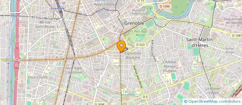 localisation de l'entreprise PYAMFH  GRENOBLE