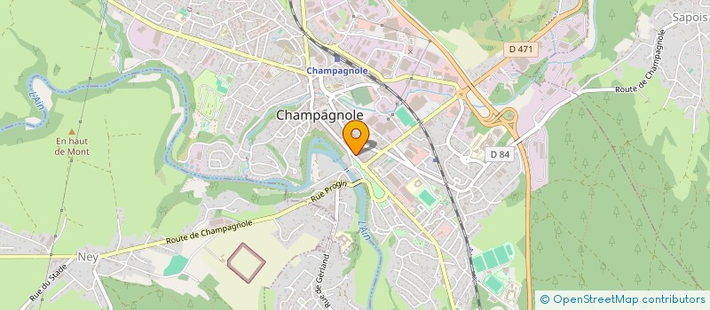 localisation de l'entreprise PYANET MARCEL SARL à CHAMPAGNOLE
