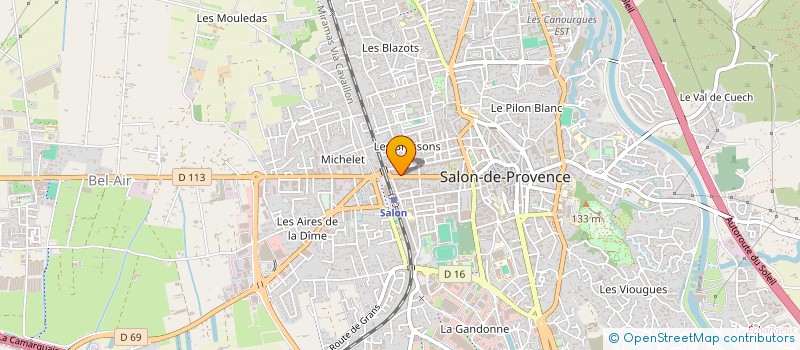 localisation de l'entreprise PYB CONSEIL  SALON-DE-PROVENCE