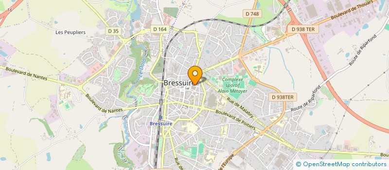 localisation de l'entreprise PYC  BRESSUIRE