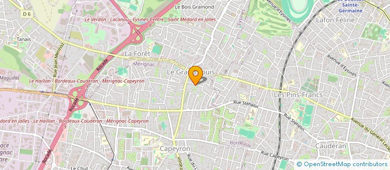 localisation de l'entreprise PYC IMMOBILIER  MERIGNAC