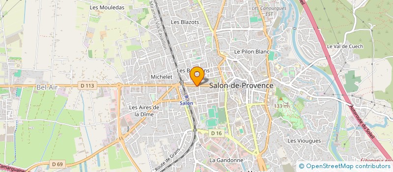 localisation de l'entreprise PYC INGENIERIE à SALON-DE-PROVENCE