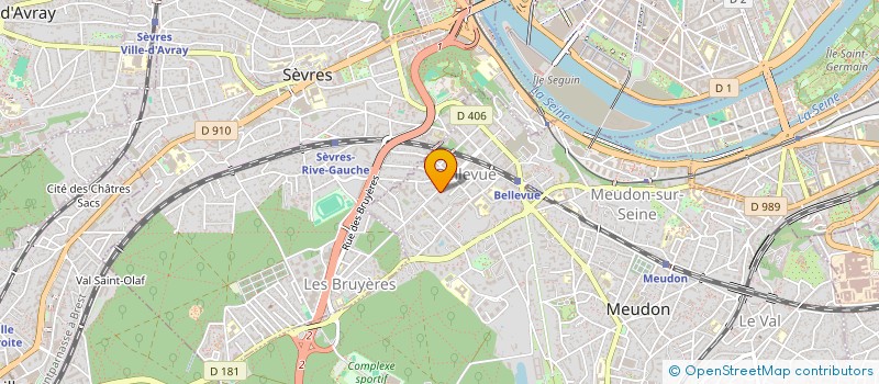 localisation de l'entreprise PYC PIERRE & YANN CONSULTANTS  MEUDON