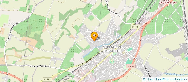 localisation de l'entreprise PYCA  SAINT-MARCEL-LES-VALENCE